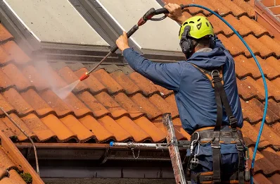 Démoussage et hydrofuge de toiture à Anzeling